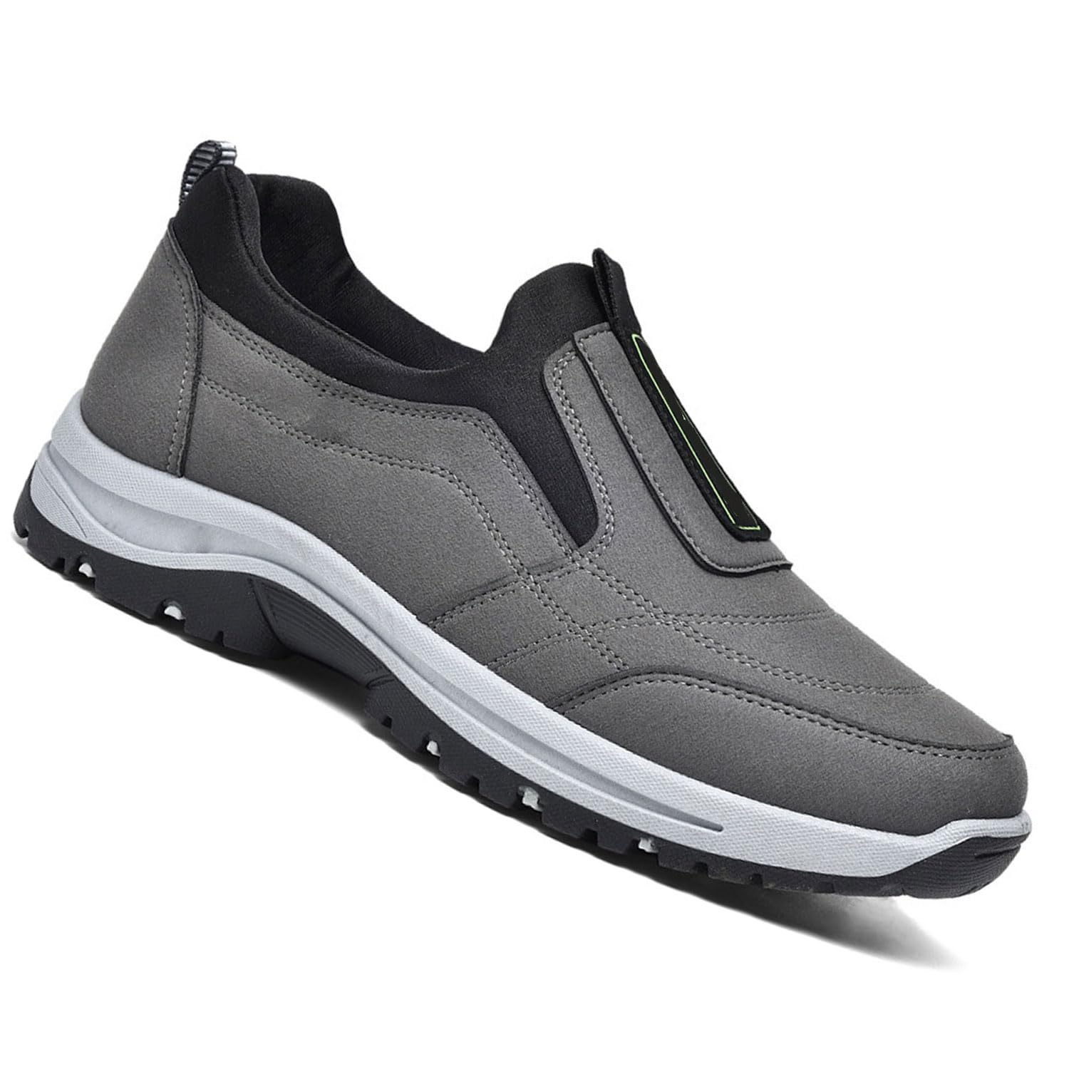 Scarpe da Palestra Uomo Scarpe Ortopediche Donna Scarpe Comode per Camminare Scarpe da Passeggio per Diabetici Scarpe Trekking Uomo Casual Camminate All'aperto,Grigio,42/260mm