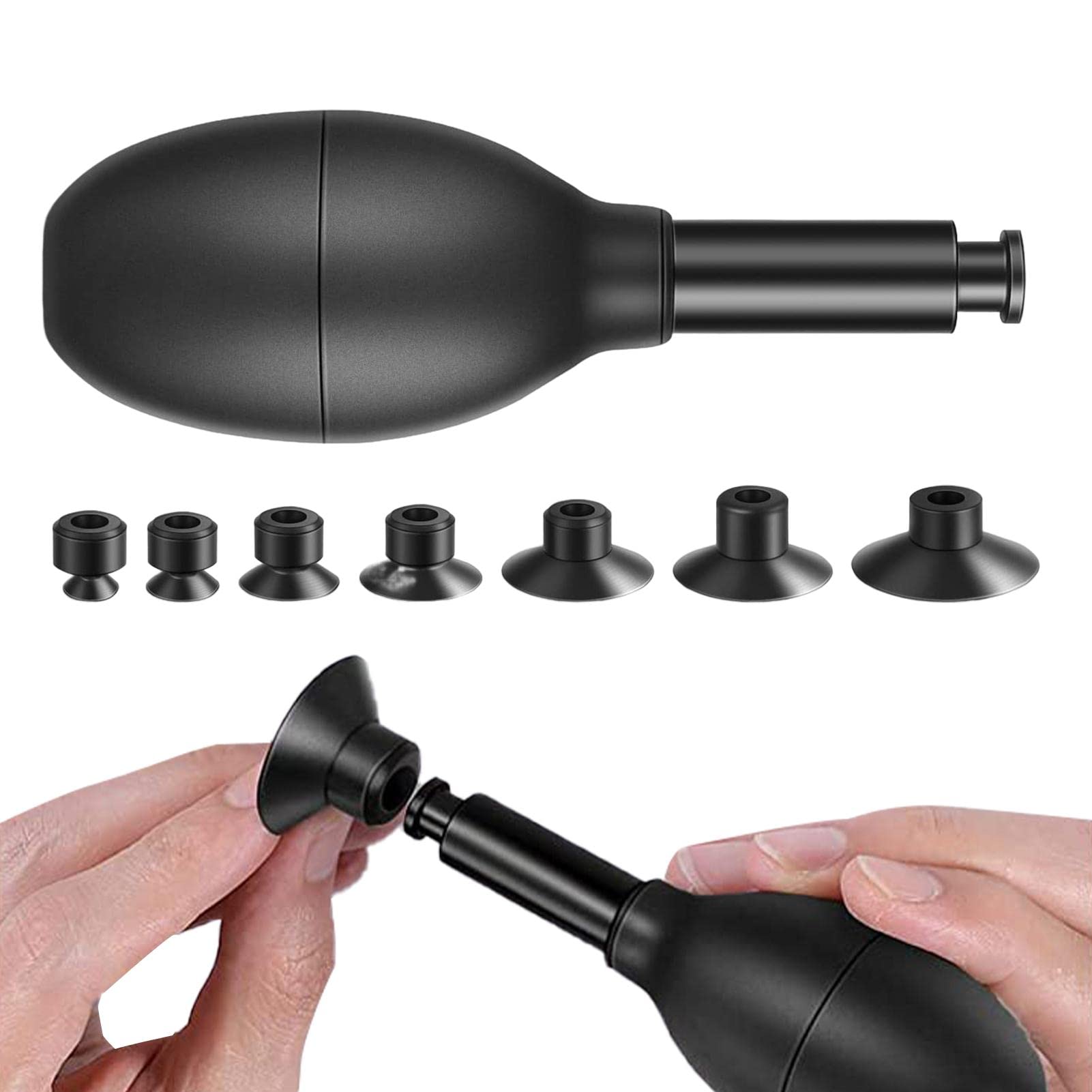 5 Stück Set mit manuellen Saugnäpfen für Kameraobjektive, Reparaturwerkzeuge für Männer, Linsensauger für die Reparatur und Reinigung von Uhren Abbto | Reparaturwerkzeuge für Männer, Linsensauger für die Reparatur und Reinigung von Uhren