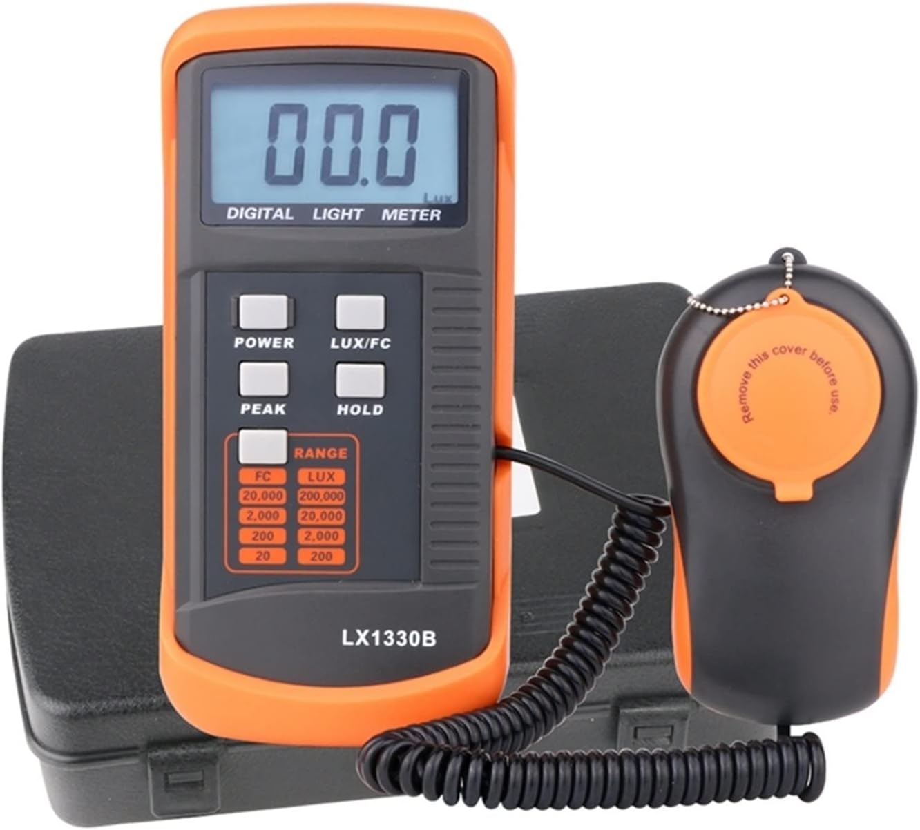 Spectrometer Illuminometer Handheld High-Precision Digital Illuminometer Measuring Range 0~80 000 Lx Widely Used for Plant Monitoring Ambient Light Lumu Light Meter