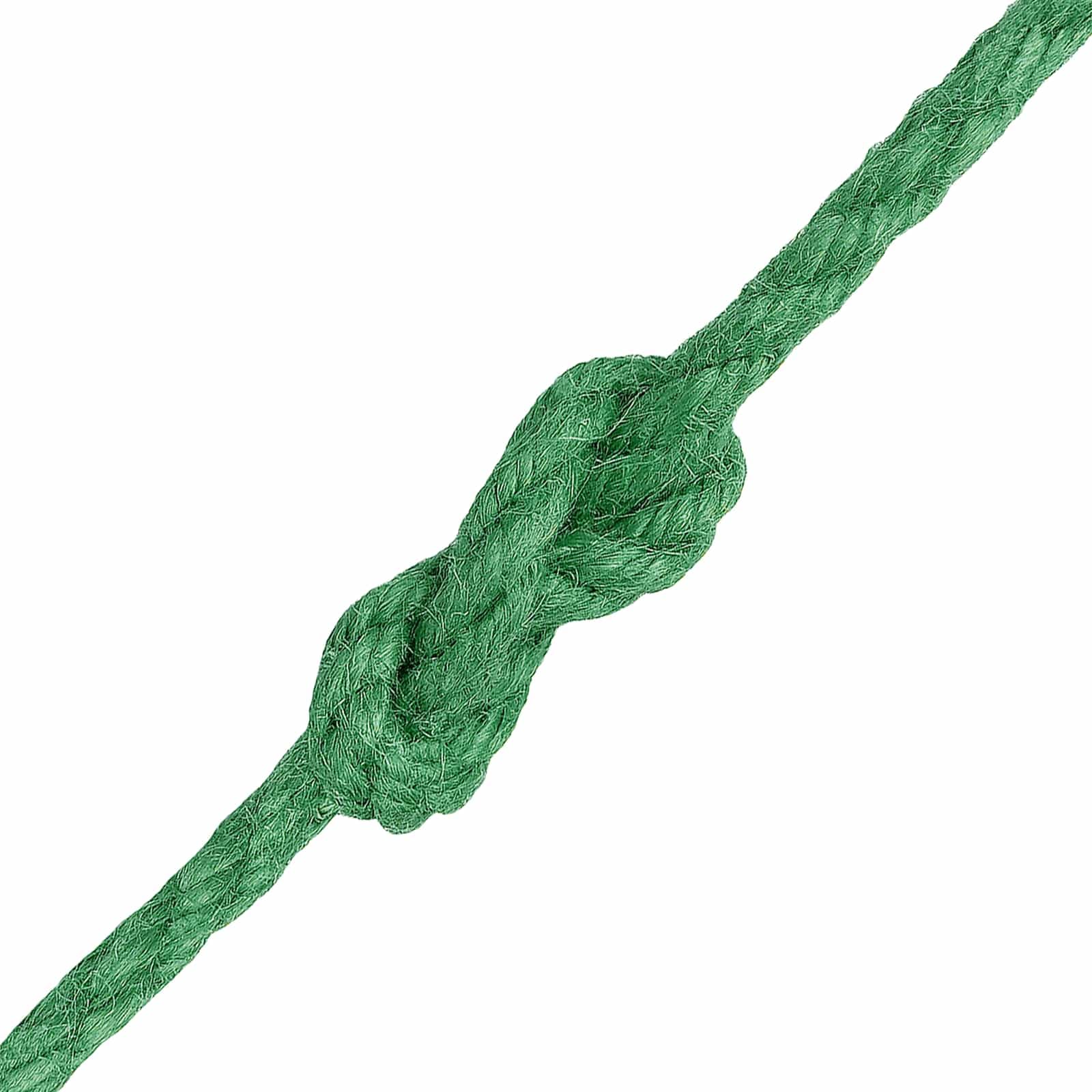 Juteseil Grün 100% Tossa Jute 3-lagig 10er Pack