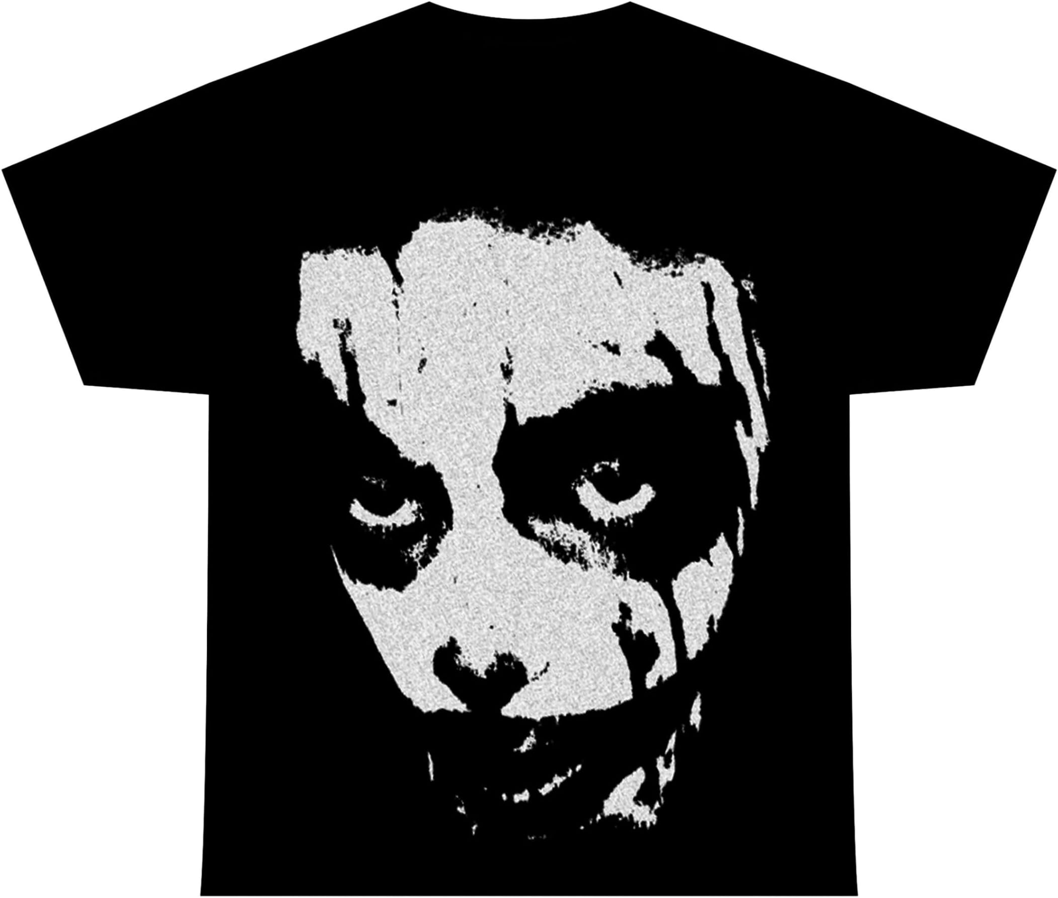 PLAYBOI CARTI T-Shirt Rap Tee Concert Merch Whole Lotta Red Die Lit Rare Hip Hop Graphic Print Drake Travis Scott Lil Uzi Vert - 1, X-Small, Black