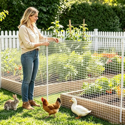 Clôture en maille antirouille réutilisable pour chiens et poulets
