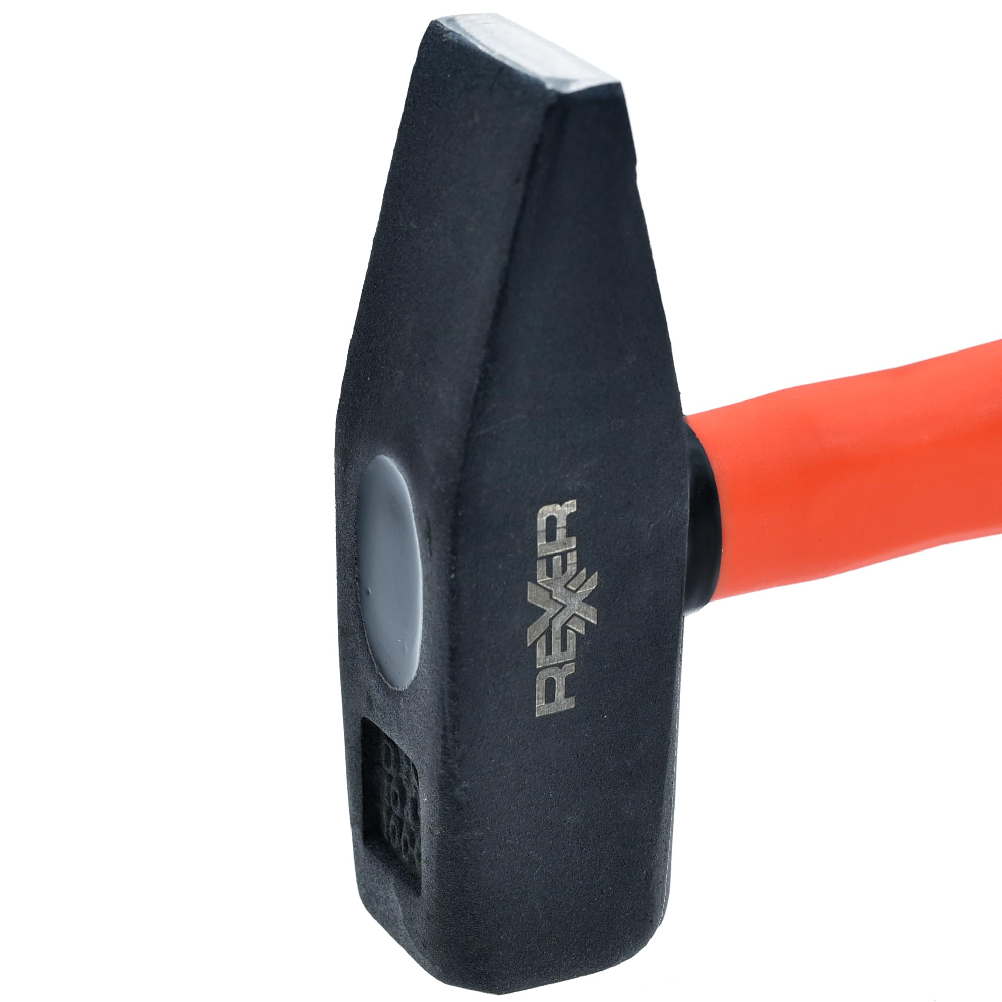 REXXER Schlosserhammer Set 4-teilig (300 g, 500 g, 800 g, 1000 g) – Hammer Set mit Fiberglasstiel & rutschfestem Griff – DIN1041 Stahlkopf – Werkzeug für Werkstatt, Bau, Montage & Haushalt