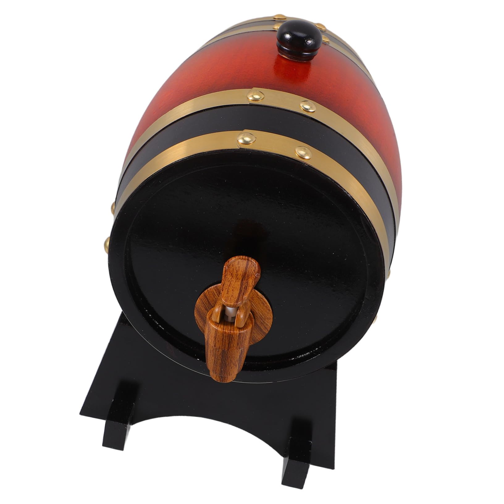 Ciieeo Decorative Wine Barrel with Spigot Stand and Versatile for Bars Parties and More