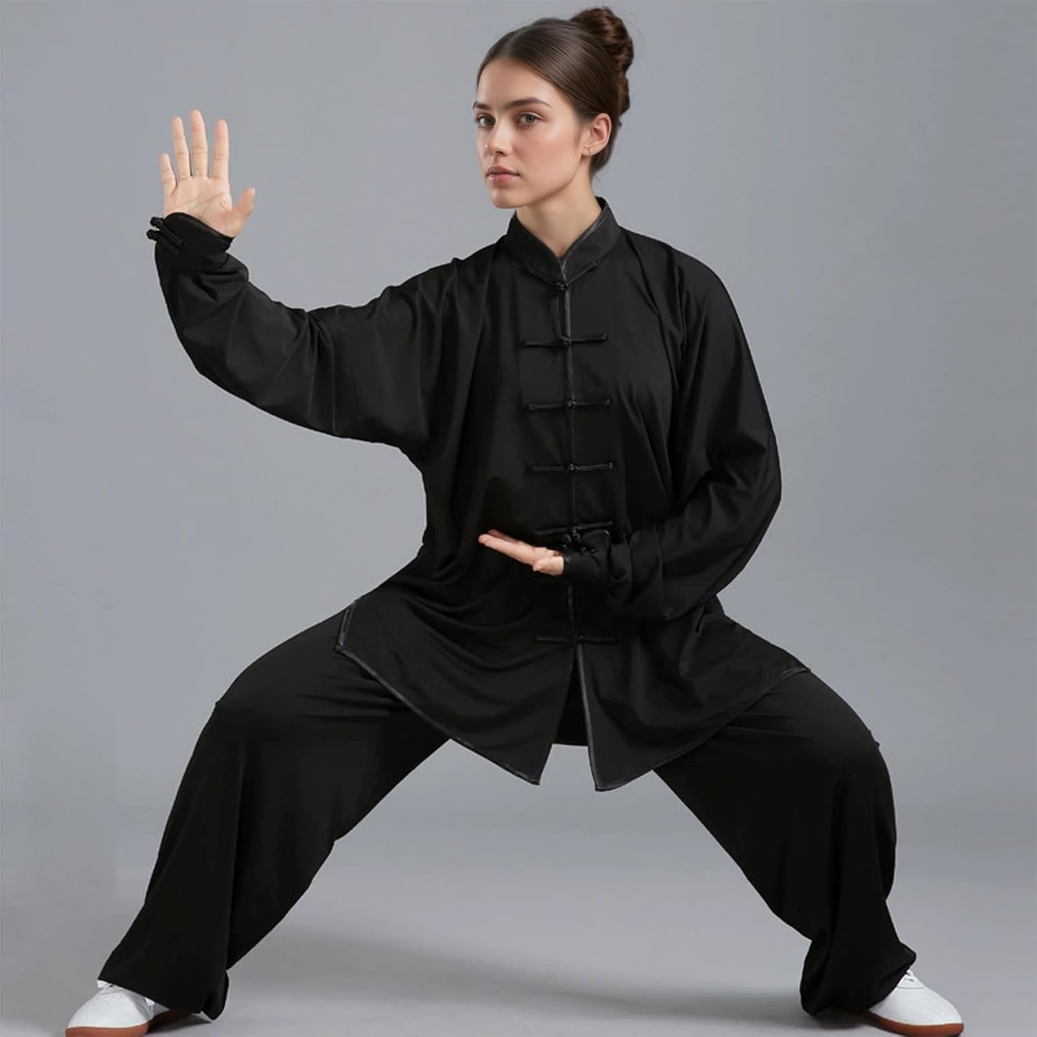 Tai Chi Clothing, Traditional Kung Fu Uniform, Lightweight Chinese Martial Arts Clothes for Unisex, Large