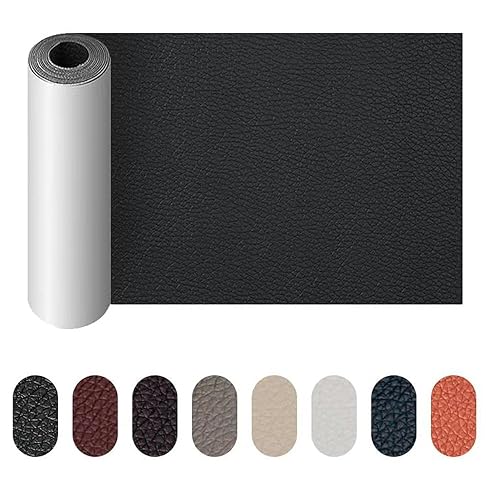 Miniatura 1 de YRTVNOO Parche grande de reparación de cuero, cinta de reparación de cuero autoadhesiva de 15.7 x 62.9 pulgadas, impermeable y duradera, para