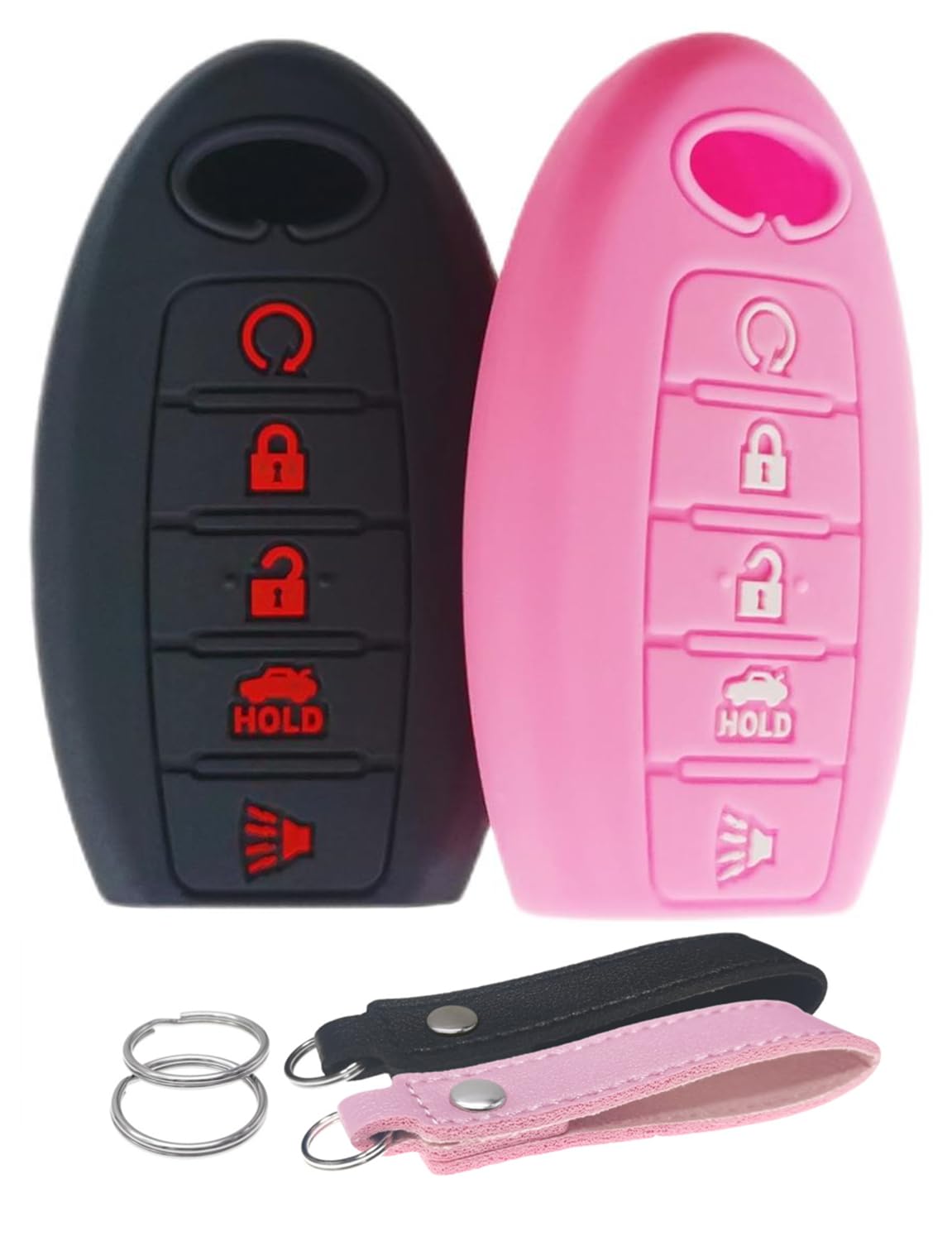 Coque silicone clé Infiniti protège boîtier télécommande abîmé Q50 QX80 - 7