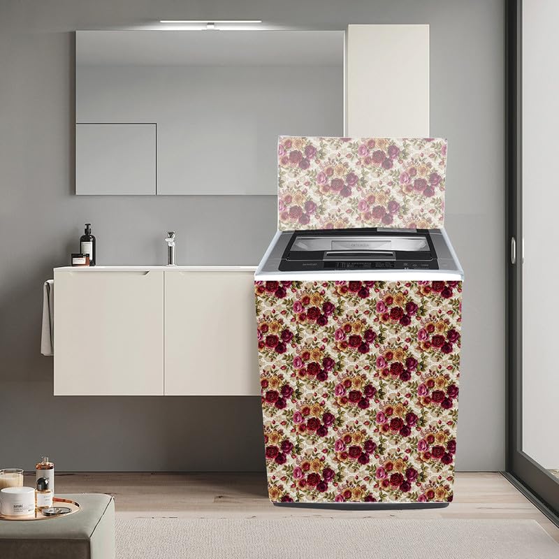 Image of Fully Automatic Top Load Washing Machine Cover Suitable For Samsung, Lg, Godrej, Whirlpool 6.5Kg, 7Kg, 7.5Kg, 8Kg, 9Kg, 10Kg, 11Kg ( 58Dx60Wx94H ), Waterproof Cover, Multi Fool.