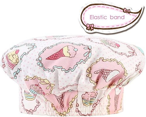 Miniatura 5 de Juego de delantal y sombrero de chef para niños, delantales de algodón ajustables con bolsillo grande, delantales de cocina para niñas, niños,