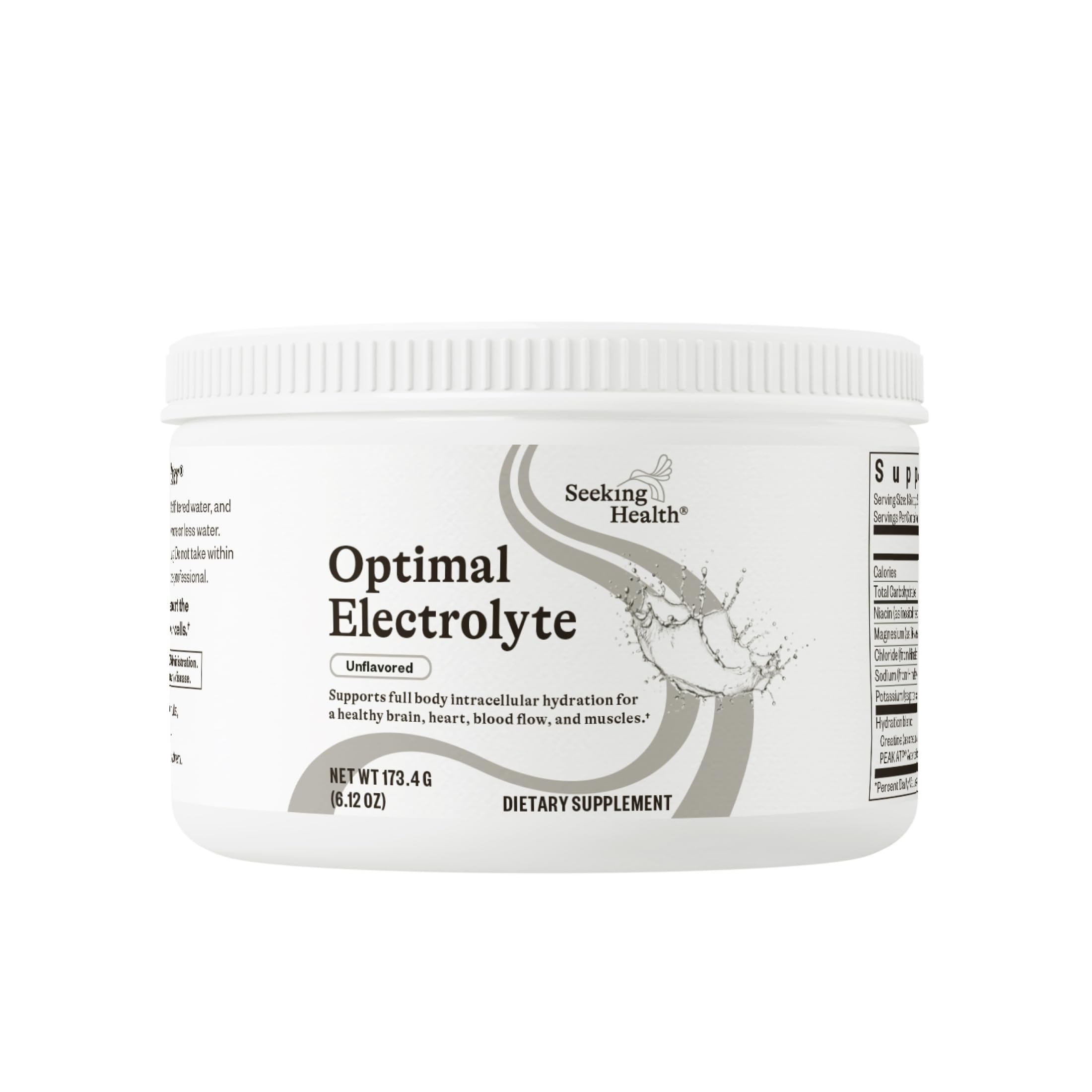 Seeking Health Optimal Electrolyte Powder - Peak Performance Hydration - Electrolytes Hydration Powder for Water - Electrolytes Drinks - Hydration Drink Powder with Electrolytes - 210g