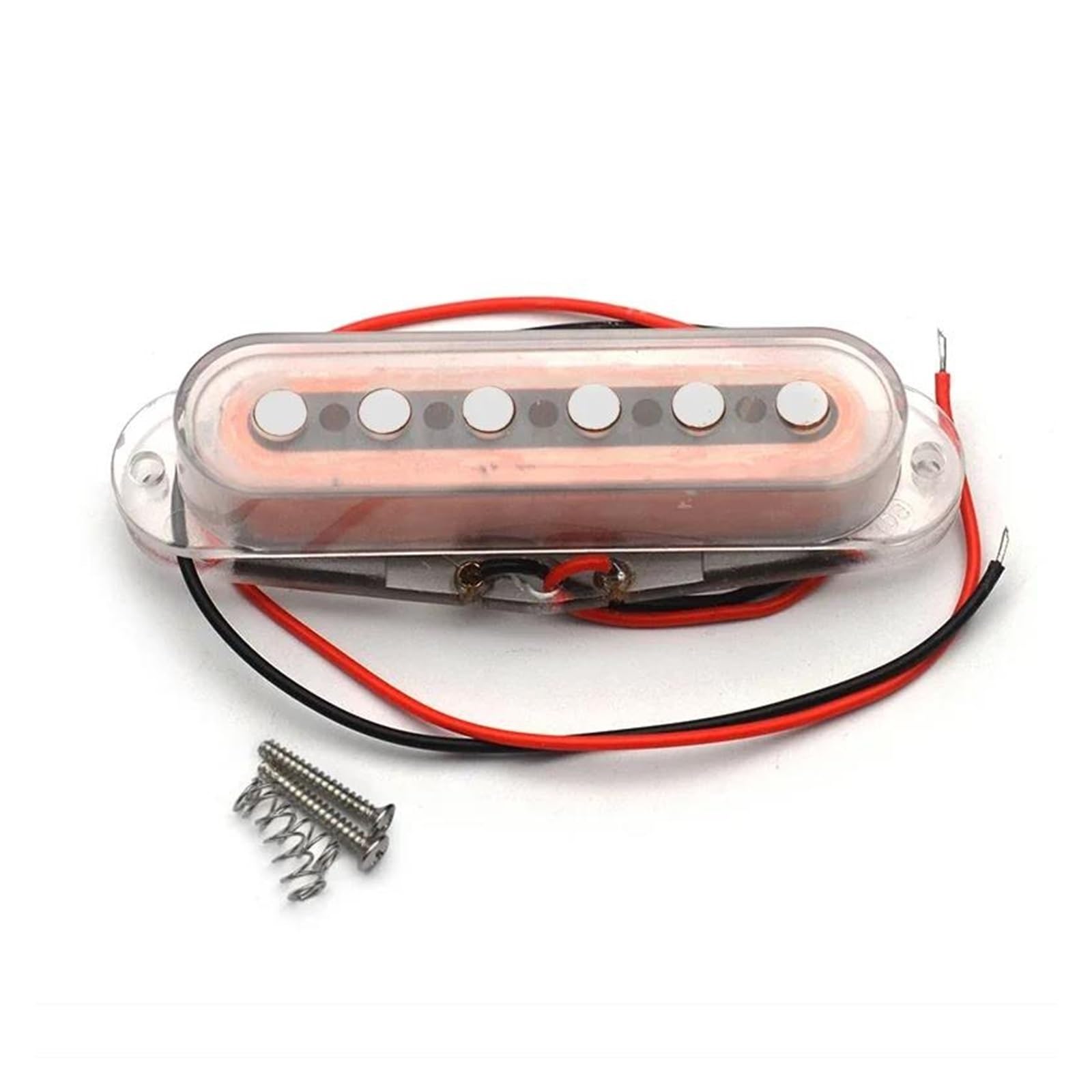 Profesjonalna Gitara Elektryczna Z Pojedynczą Cewką Mostek Środkowy 50/52mm Przetwornik Elektryczny Z Pojedynczą Cewką(1 set)
