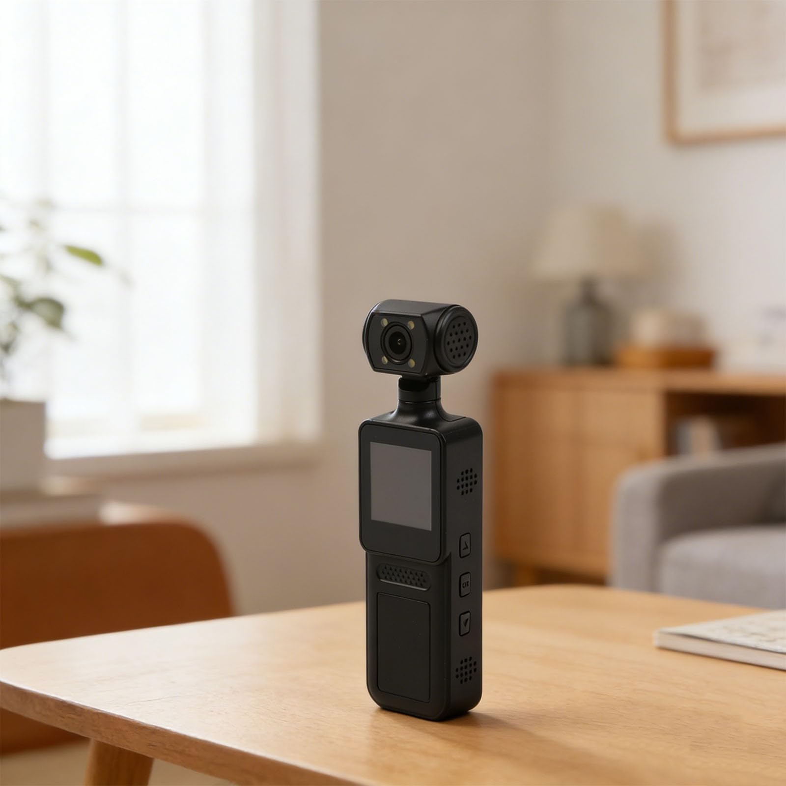 Leggero per mini Action Cam 130 mm per sport all'aria aperta Leggero per | Registrazione audio, struttura compatta, facile da trasportare, ideale per l'uso quotidiano e per l'uso quotidiano
