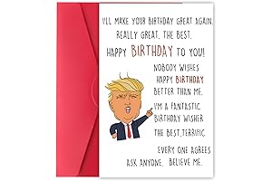 Hilarious Trump Joke Gifts: The Perfect Birthday Greeting for Fellow Patriots