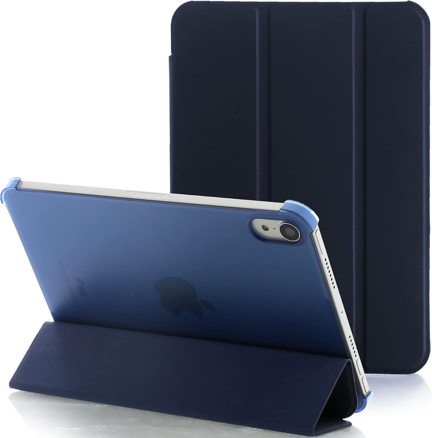 Smart Case for iPad Mini 6 (2021) & Mini 7 / A17 Pro (2024) 8.3-inch - Magnetic Sleep/Wake Stand Cover (Blue)