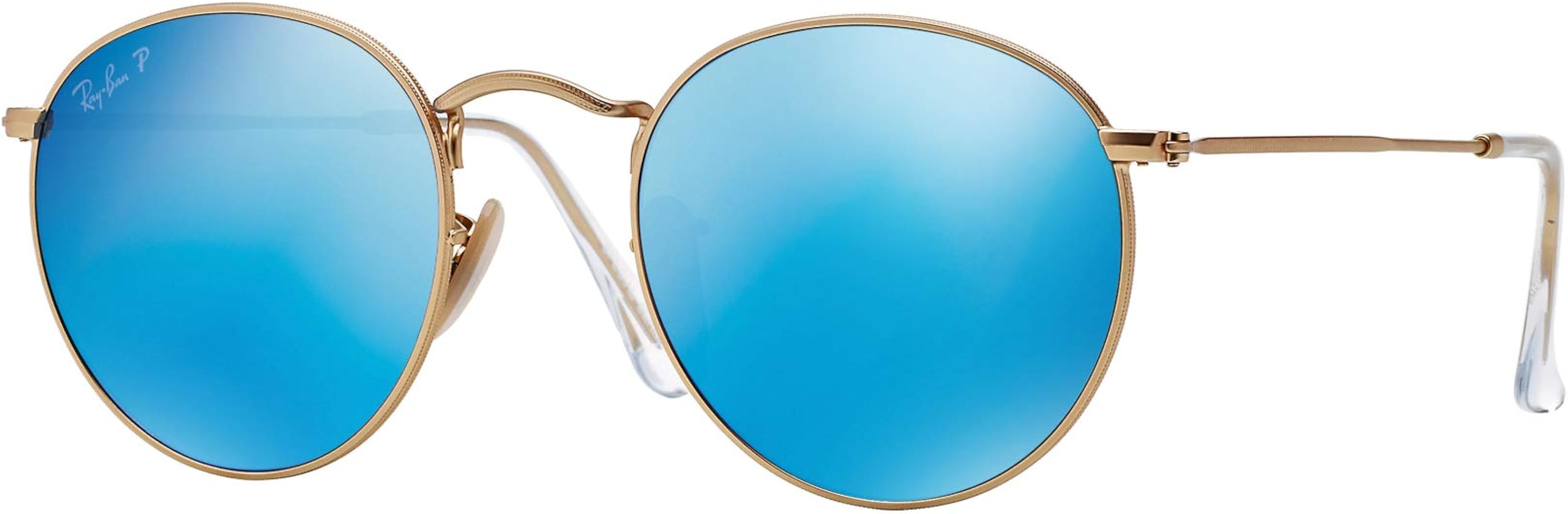 Amazon | Ray-Ban RB3447 ラウンドメタルサングラス + Vision Group