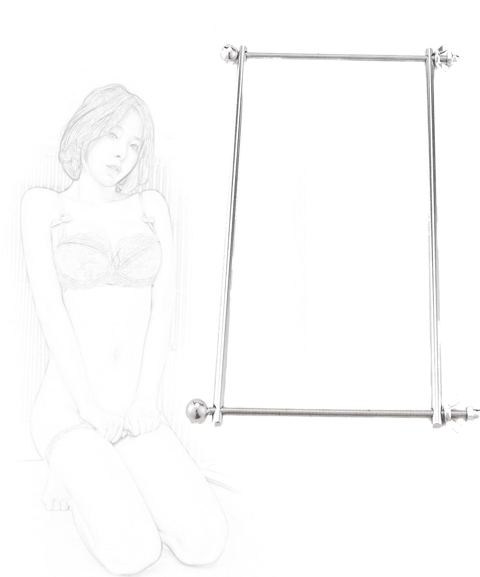 Bondage Fetish Morsetto Per Seno Femminile E Cremagliera Stimolatore Del Seno Morsetti Per Capezzoli Schiavo Morsetti Per Capezzoli Barra Di Divaricamento Bondage Gogna Del Seno Tortura