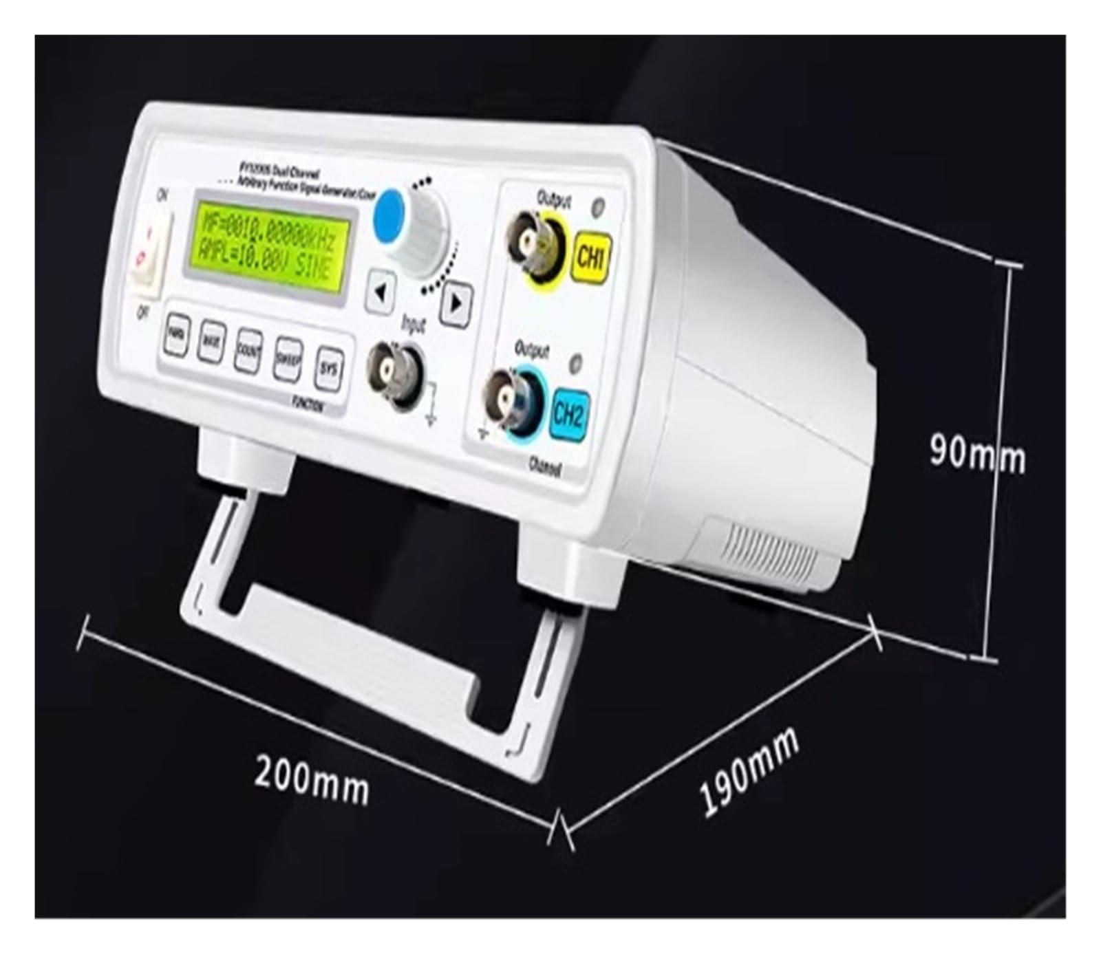 Generador de funciones de forma de onda arbitraria DDS de doble canal FY3200S-25MHz