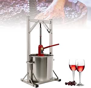 Wooden Cider Press Gallon Stainless Steel Wine Press