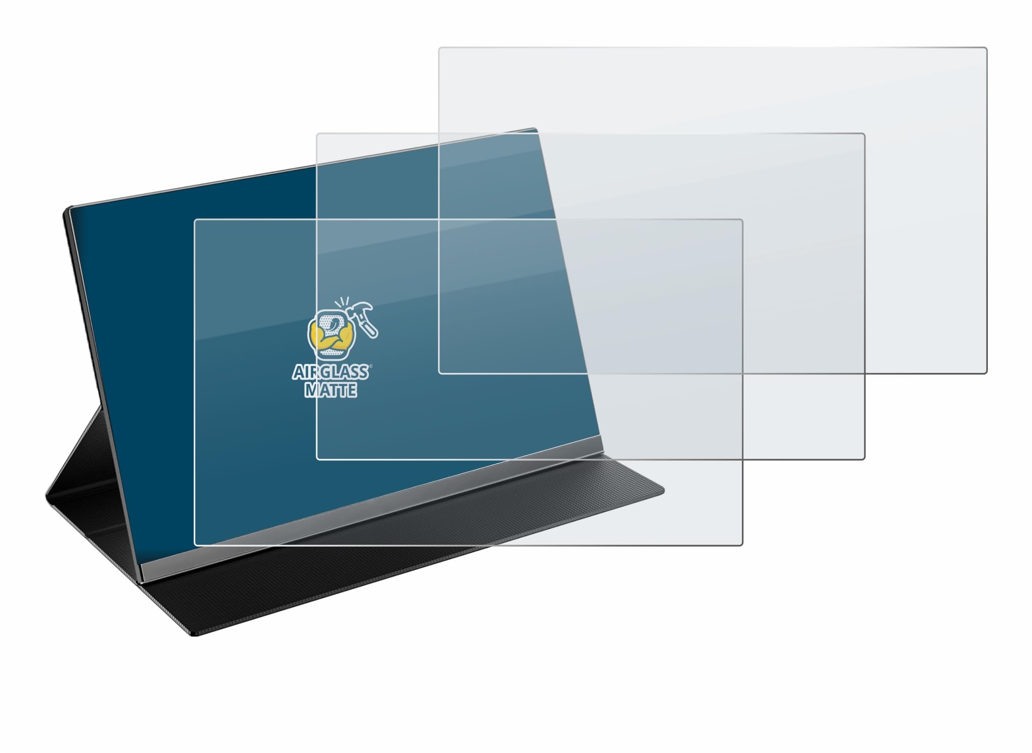 BROTECT Protector Pantalla Mate Cristal para Laptomo 15.6" monitor portátil (3 Unidades) Protección Anti-Reflejos