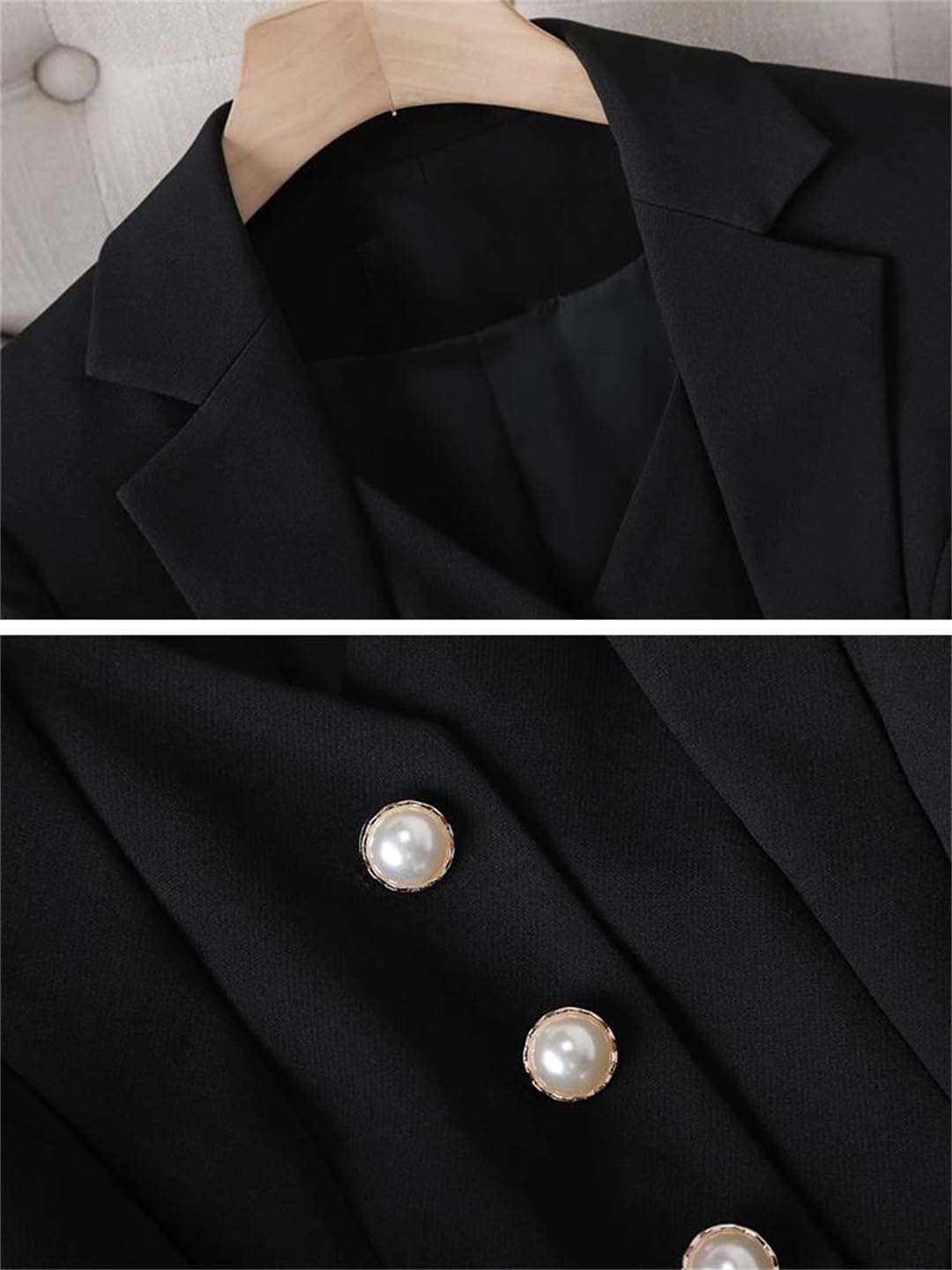 Traje formal de dos piezas para mujer, chaqueta y pantalones, ropa de oficina y trabajo