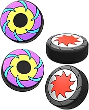 IINE Joycon Thumb Grip Caps, Gamed Theme Joystick Cover Compatible with Nintendo Switch/OLED/Switch Lite, Silicone Joystick Caps for Nintendo Switch