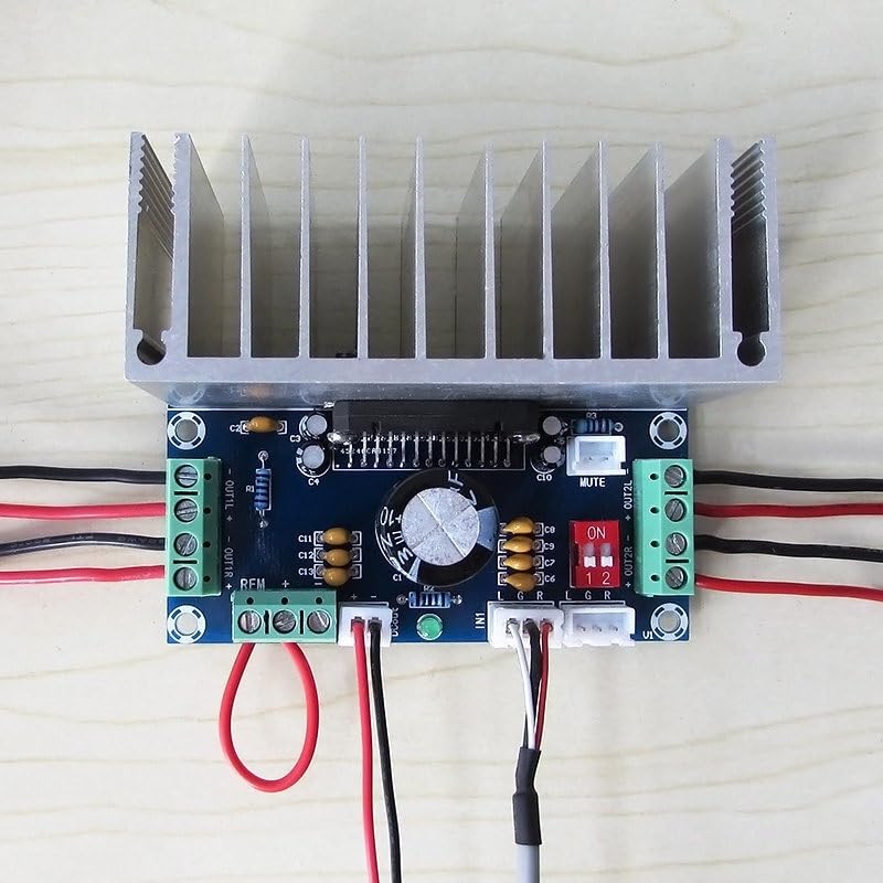 for XH-M231 4-Channel Car Amplifier Board TDA7388 4x41W Audio Module DC 12V