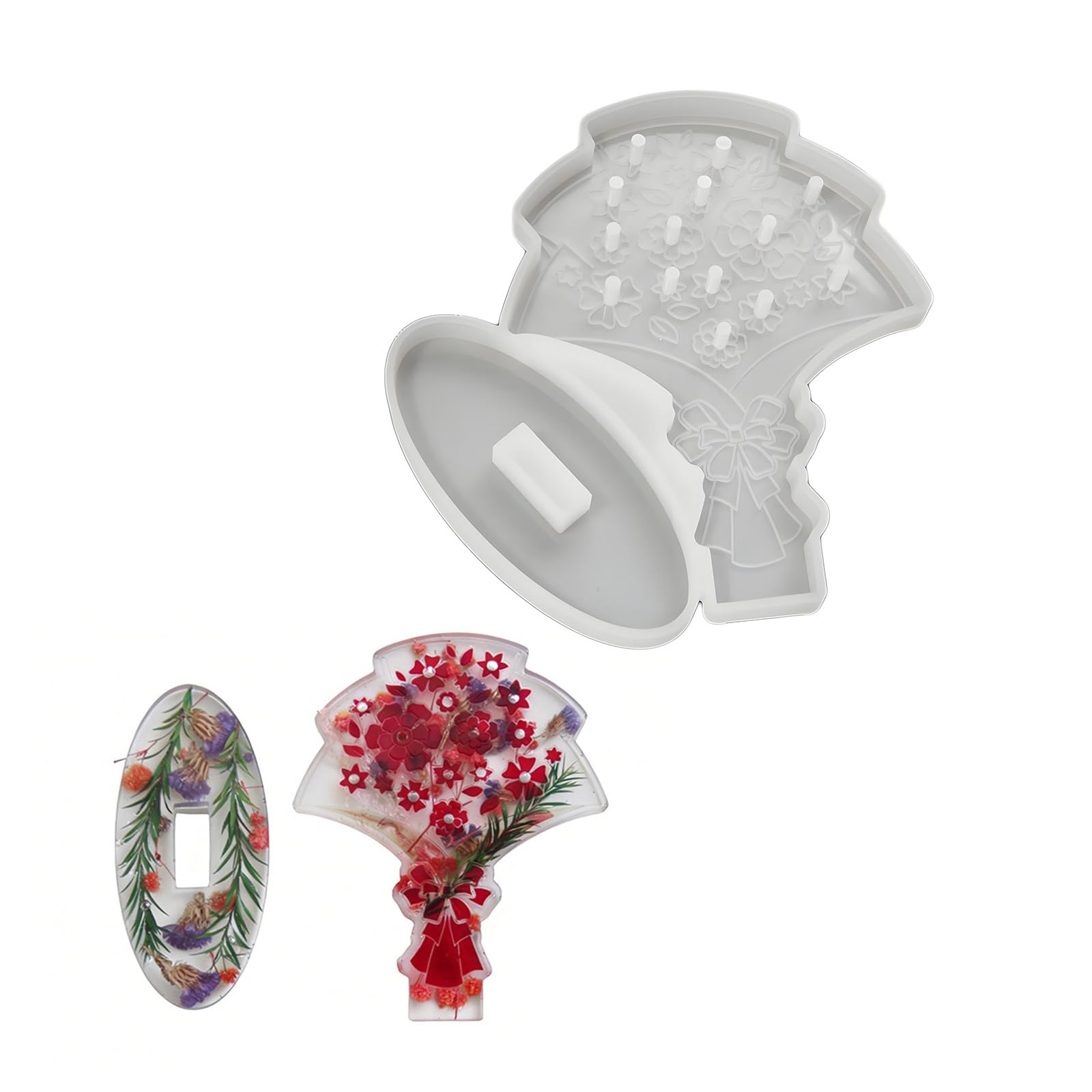 Hsioluted Silicone Flower Collector for Bouquets and Decorative Centerpieces Silicone Bouquet Maker