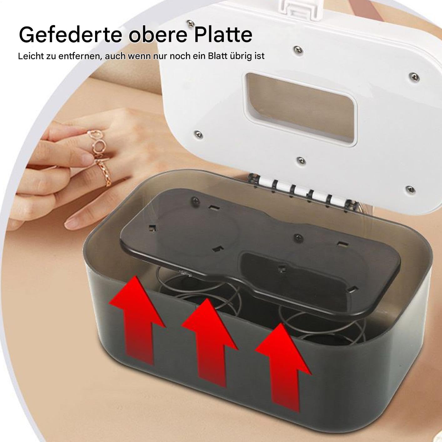 Feuchttuch-Wärmer Für Babys | Feuchttuchwärmer mit Spenderfunktion und LED-Beleuchtung für den Hausgebrauch,Schnellwärmendes Babyprodukt für Reisen mit dem Auto, Geschäftsreisen und