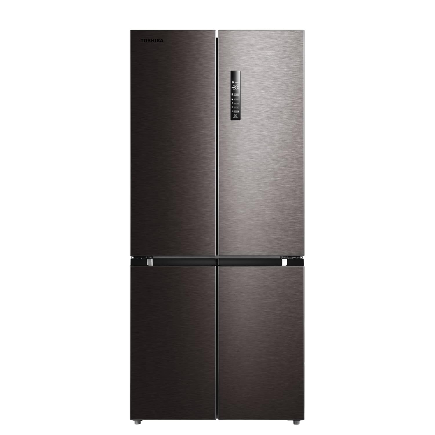 Toshiba 470L Multi Door Refrigerator, Digital Inverter Compressor, Moisture Flexible Zone, Dual Cooling, GR RF610WE PME 1 Year Warranty Grey
