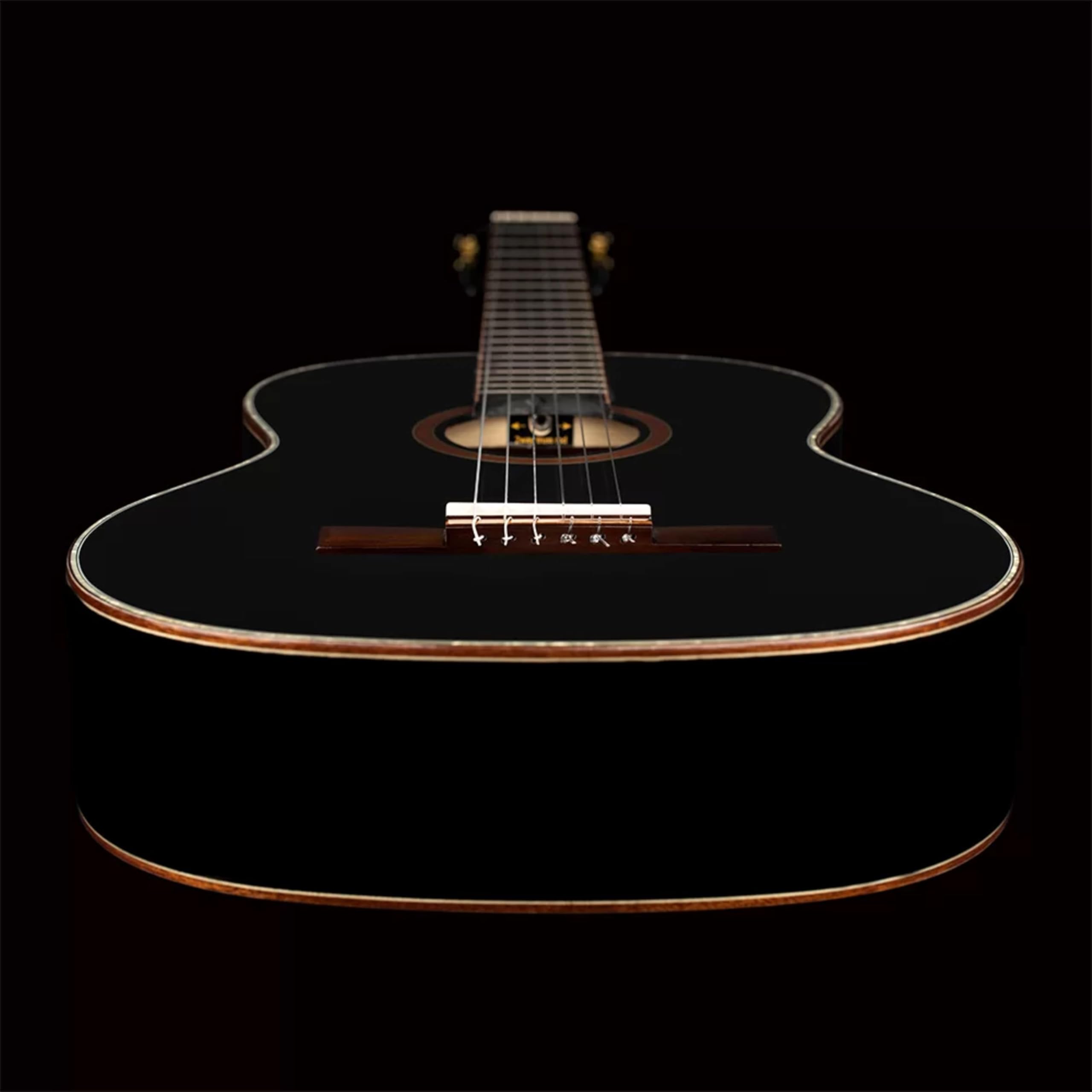 Ortega Guitars Guitarra Clásica Family Series 4/4 con Funda Slim Neck, Negro, R221SNBK