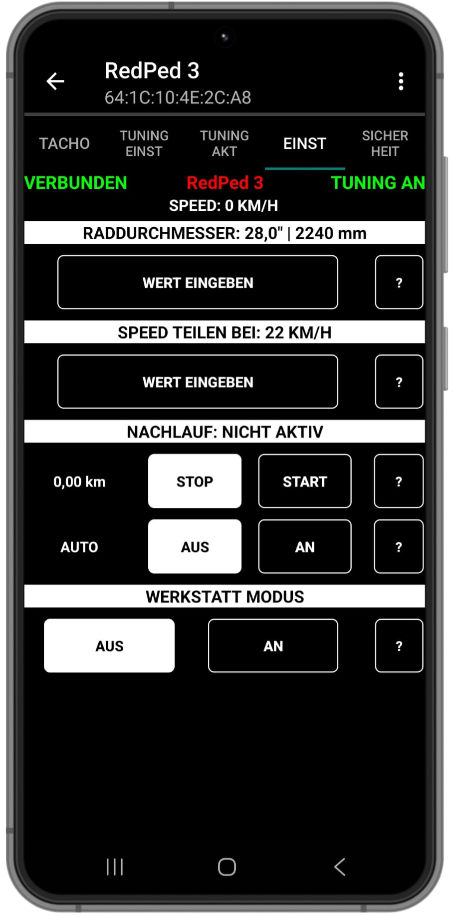3 für PW-X3 PW-S2 E-Bike Tuning mit App Haibike Yamaha eBike