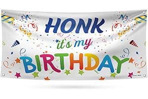 Honk Its My Birthday Banner Sign Outdoor Party Favor Supplies Decorations
