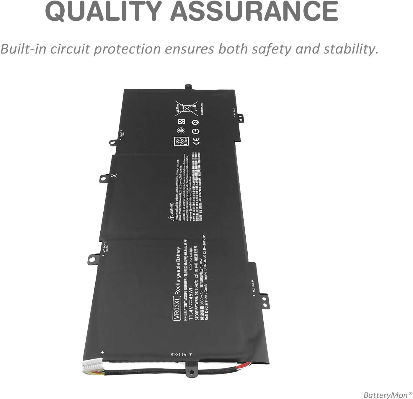 باتری BatteryMon VR03XL برای HP Envy 13-D 13-D000 ...