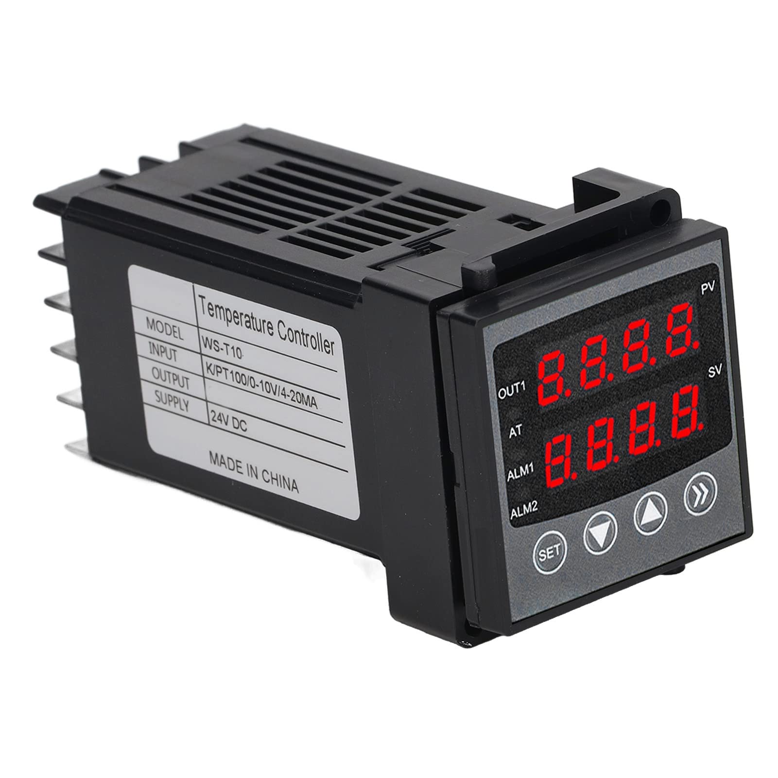 Controlador de Temperatura PID Termostato Inteligente de Pantalla Dual de Alta Precisión para Aplicaciones de Impresión y Procesamiento de Alimentos 44x44x100 Mm