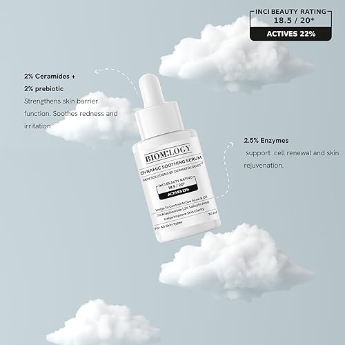 Miniatura 5 de Biomlogy Suero calmante para piel propensa al acné Tratamiento del acné con 7% de niacinamida y 2% ácido salicílico Ayuda a controlar el acné