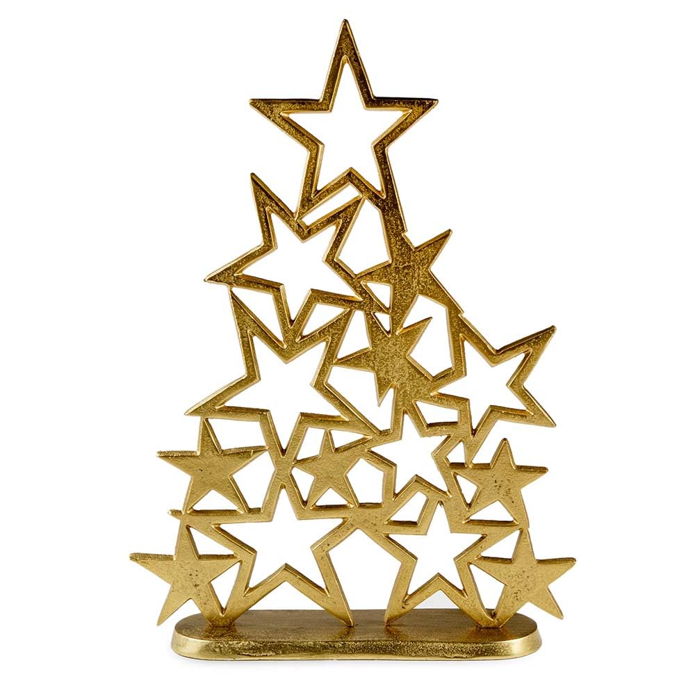 Jumbo Epsilon Yıldız Ağaç Gold 37x9 cm