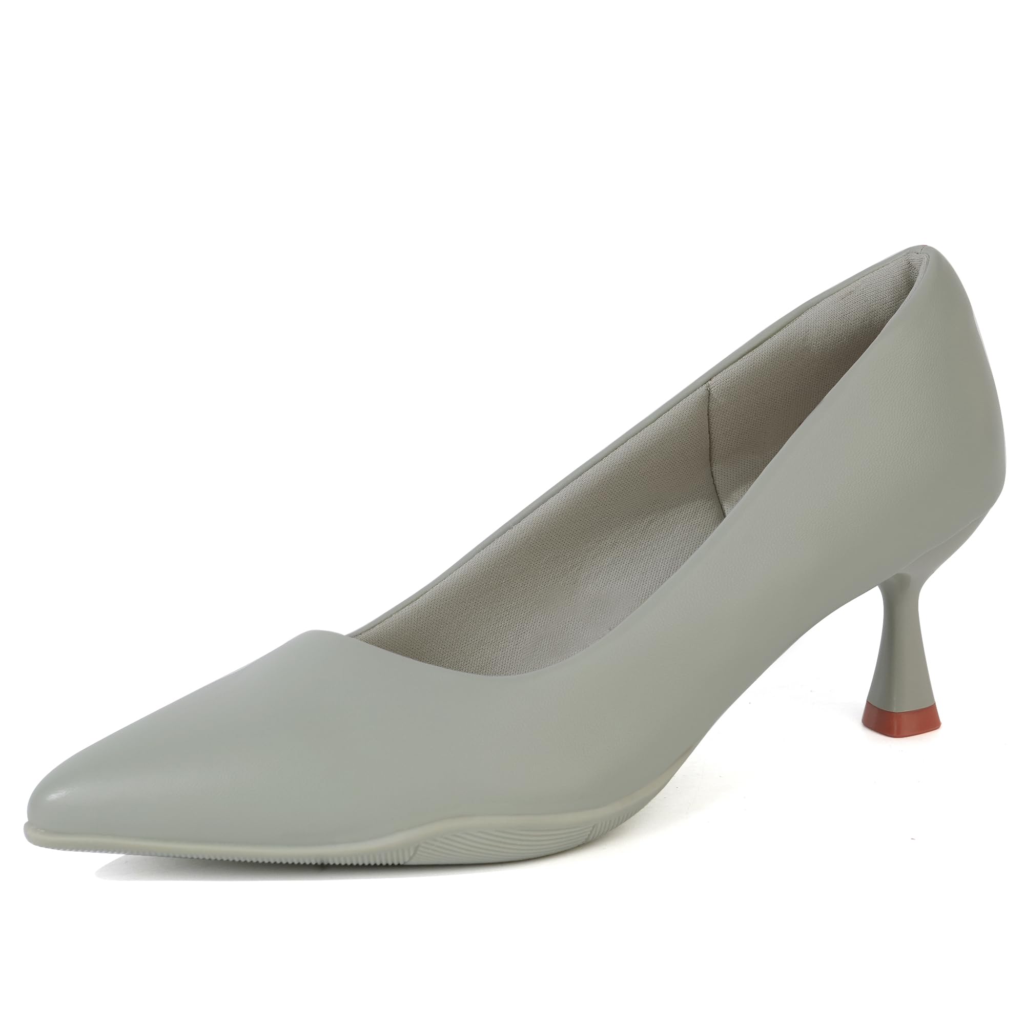 Women Comfortable Pumps Dress Shoes Mid Heel Work Heels