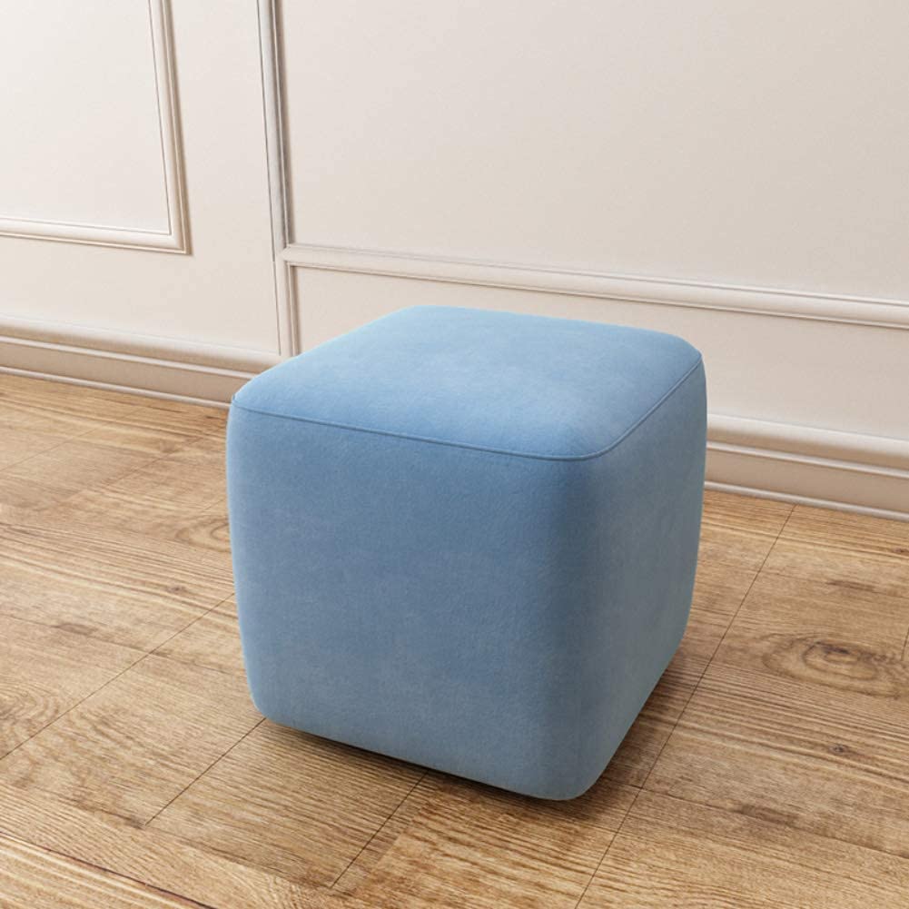 Pouf nordique tabouret en bois massif résout le manque de sièges