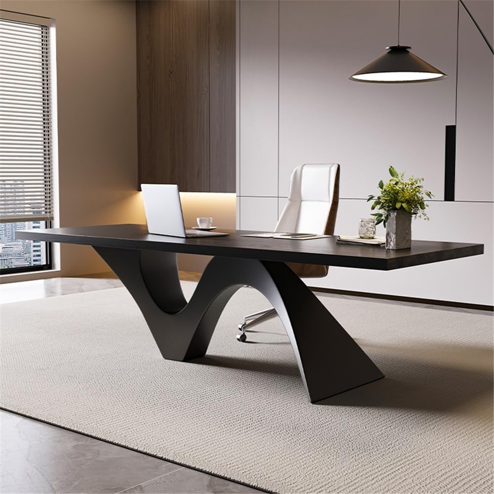 Table Bureau de direction, table d'écriture spacieuse en bois frêne(XL)