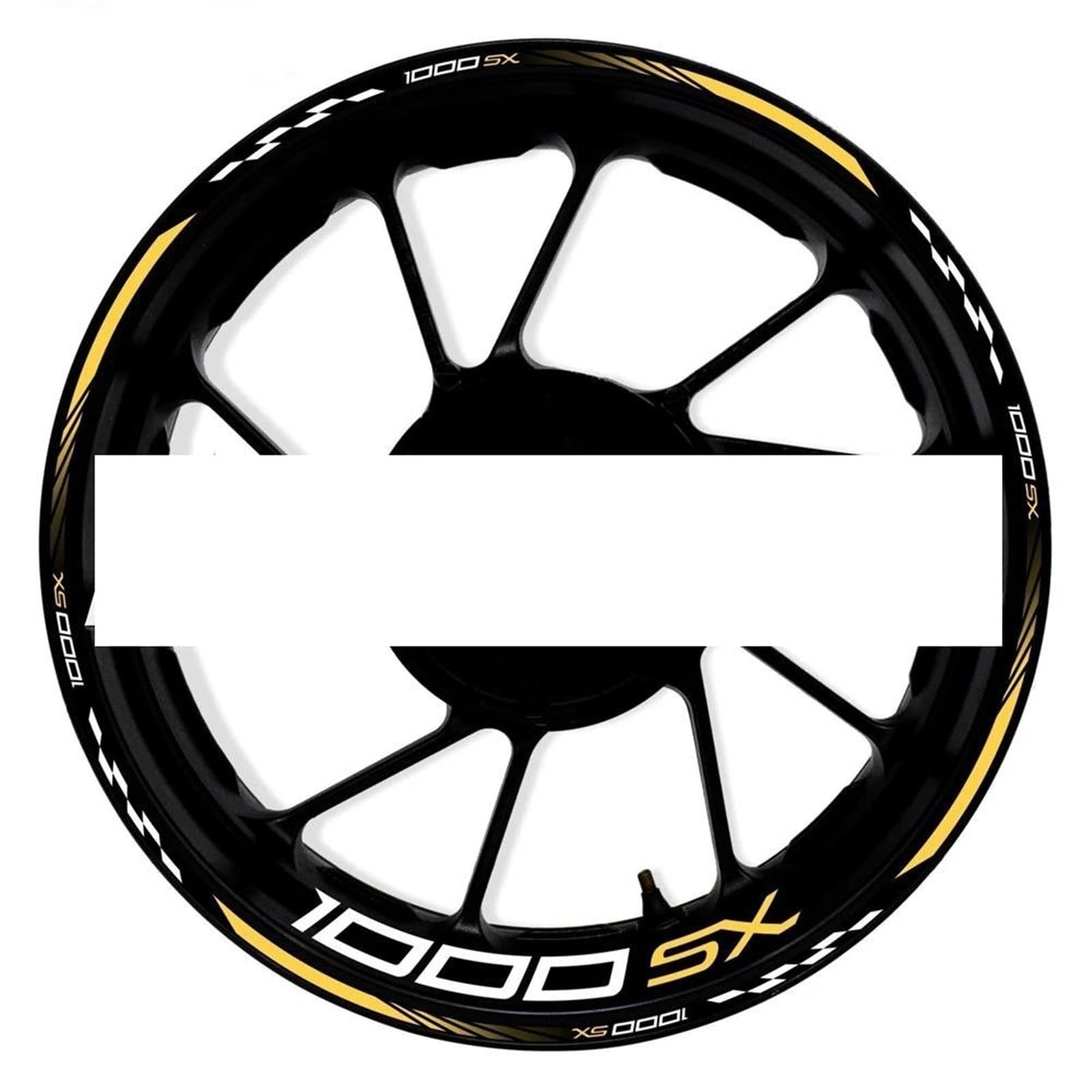 Motorcycle Wheel Stickers for Kawasaki for Z1000SX for Z-1000SX Motorbike