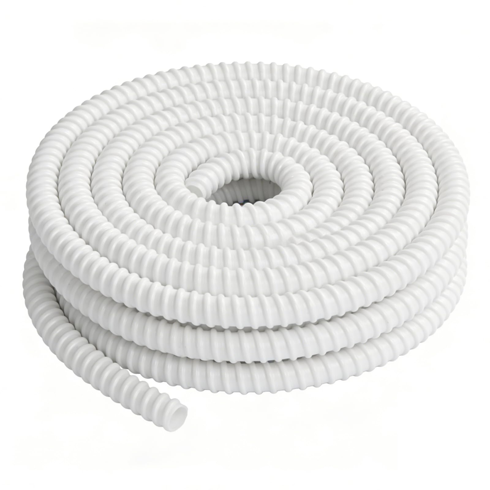 CPROSP Tuyau Condensat Clim Ø16mm (10m) en PVC, Tuyau de Condensat Climatiseur Clim, Résistant aux UV, pour Climatiseurs, Ajustable, Flexible - 1