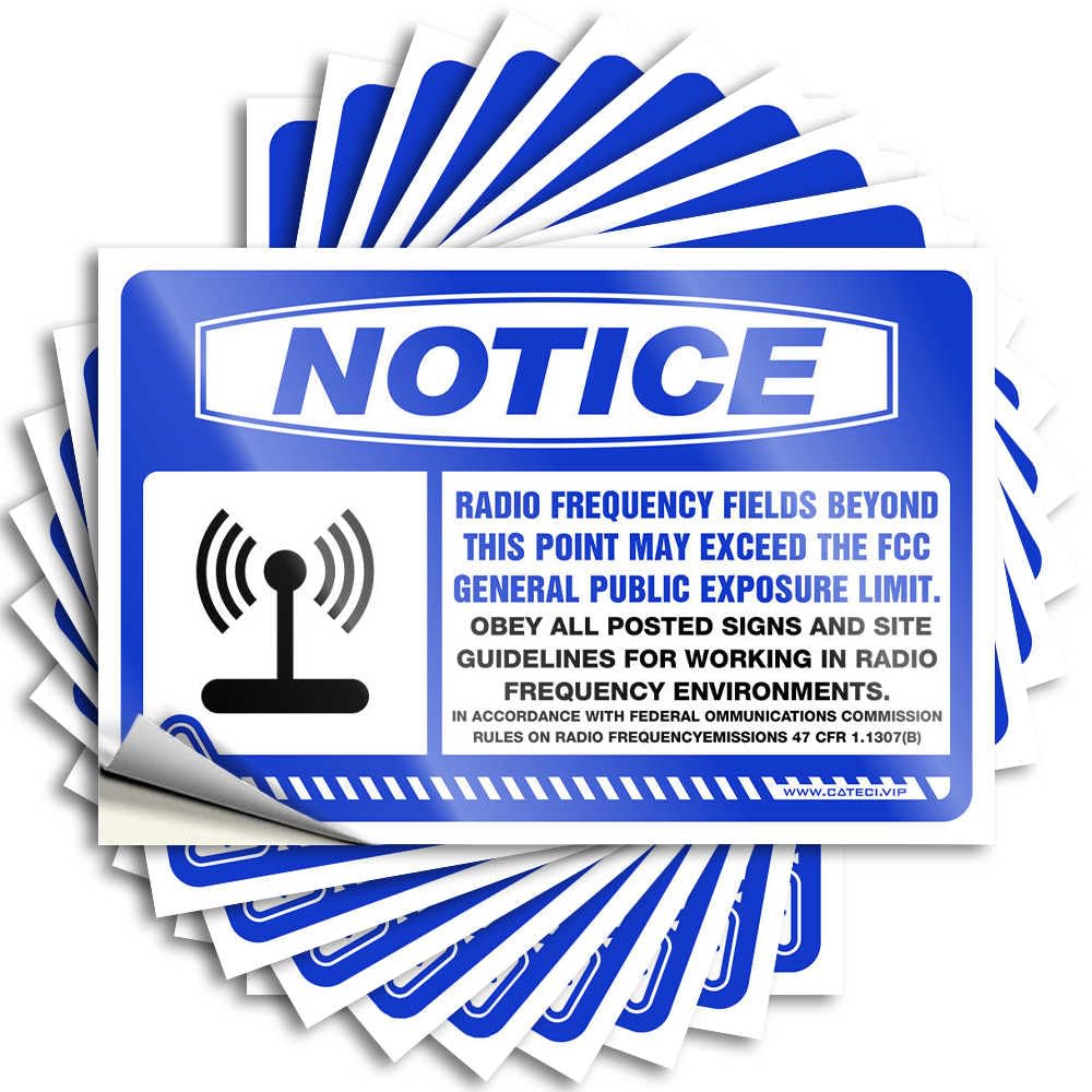 Fzfn Colour Notice Radio Frequency Fields May Exceed The Fcc Cover Personalized - Backyard Decor Tattoos Self Adhesive Sticker(8X12cm)