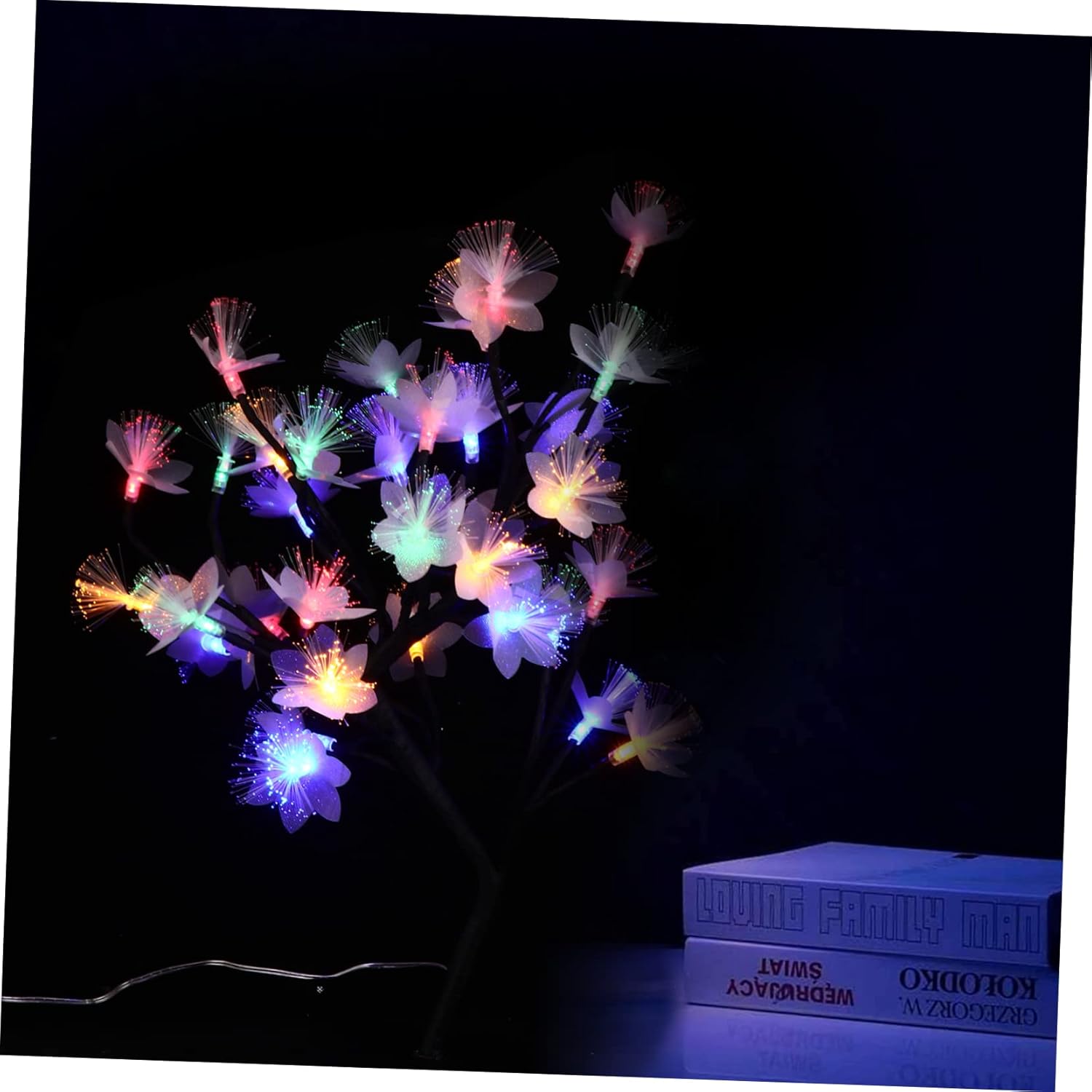 MERRYHAPY 1pc Led Desktop Tree Light USB Powered Optical Bonsai Lamp for Bedroom Wedding and Artificial Flower Light LEDs Safe and Odorless