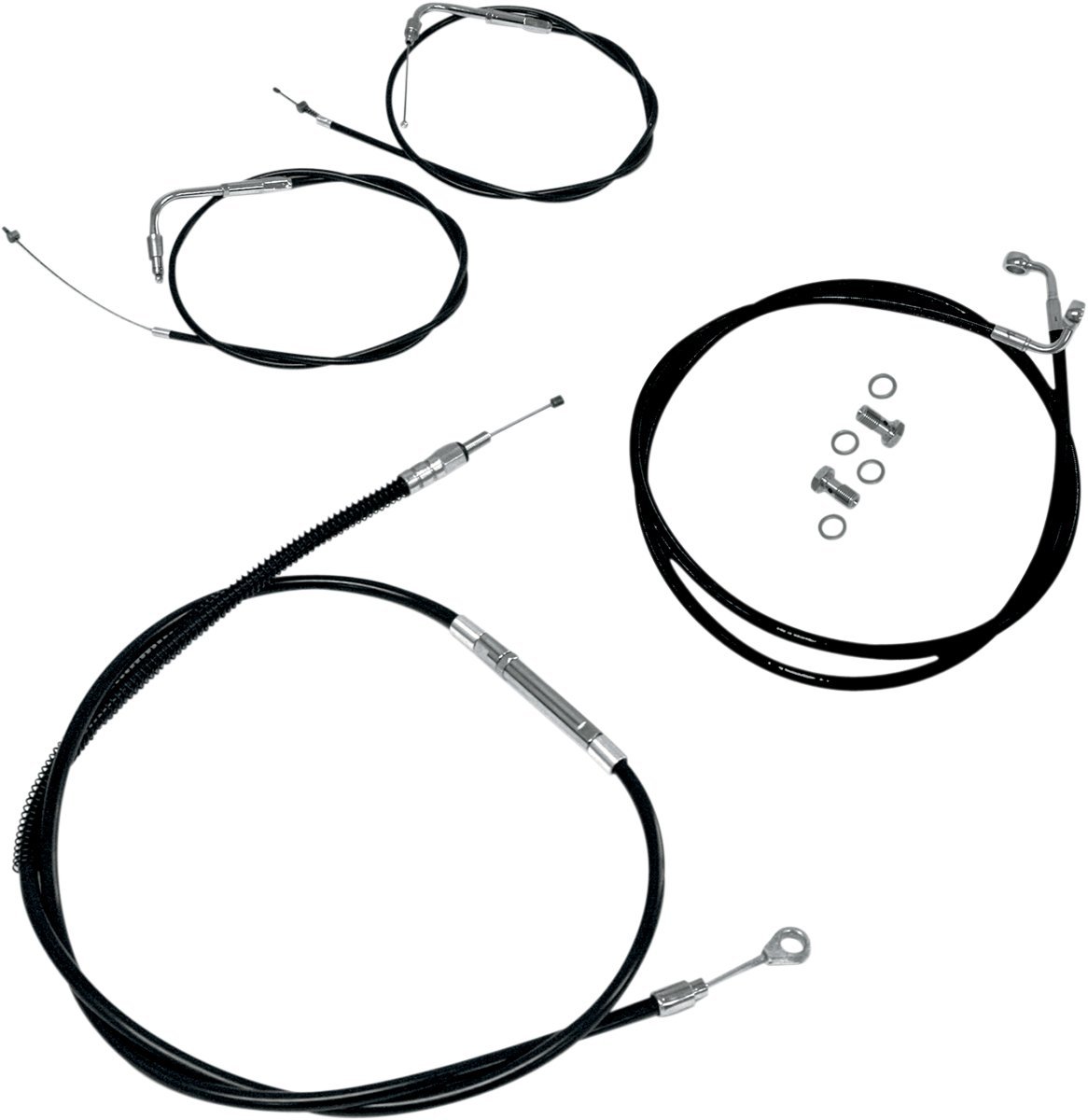 Amazon.com: LA Choppers Black Cable/Brake Line Kit for 18