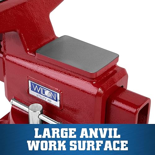 Miniatura 30 de Wilton Utility HD tornillo de banco, 6-1/2" ancho de mandíbula, apertura de mandíbula de 6-1/4", garganta de 4-1/4" (modelo 656UHD)