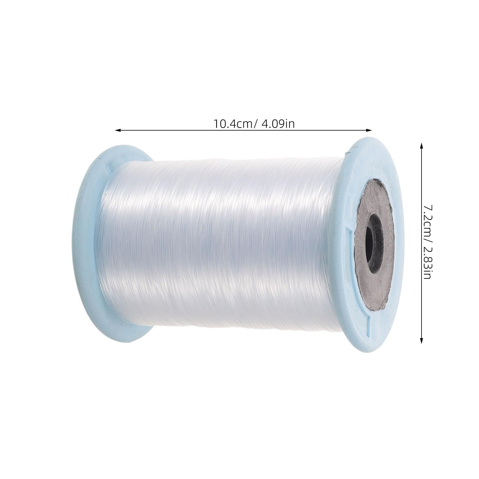 Artibetter 3 rollos de hilo de pescar transparente para manualidades - Hilo de coser de nailon transparente de 0,7 mm x 180 m - de pescar sin elasticidad para trabajos con cuentas, joyería y