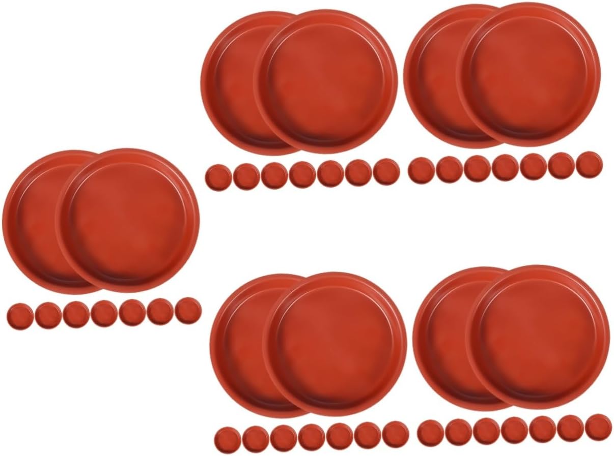 balacoo 50pcs Plant Saucer Reusable Planter Tray Plastic Flower Pot Liner Plant Accessory