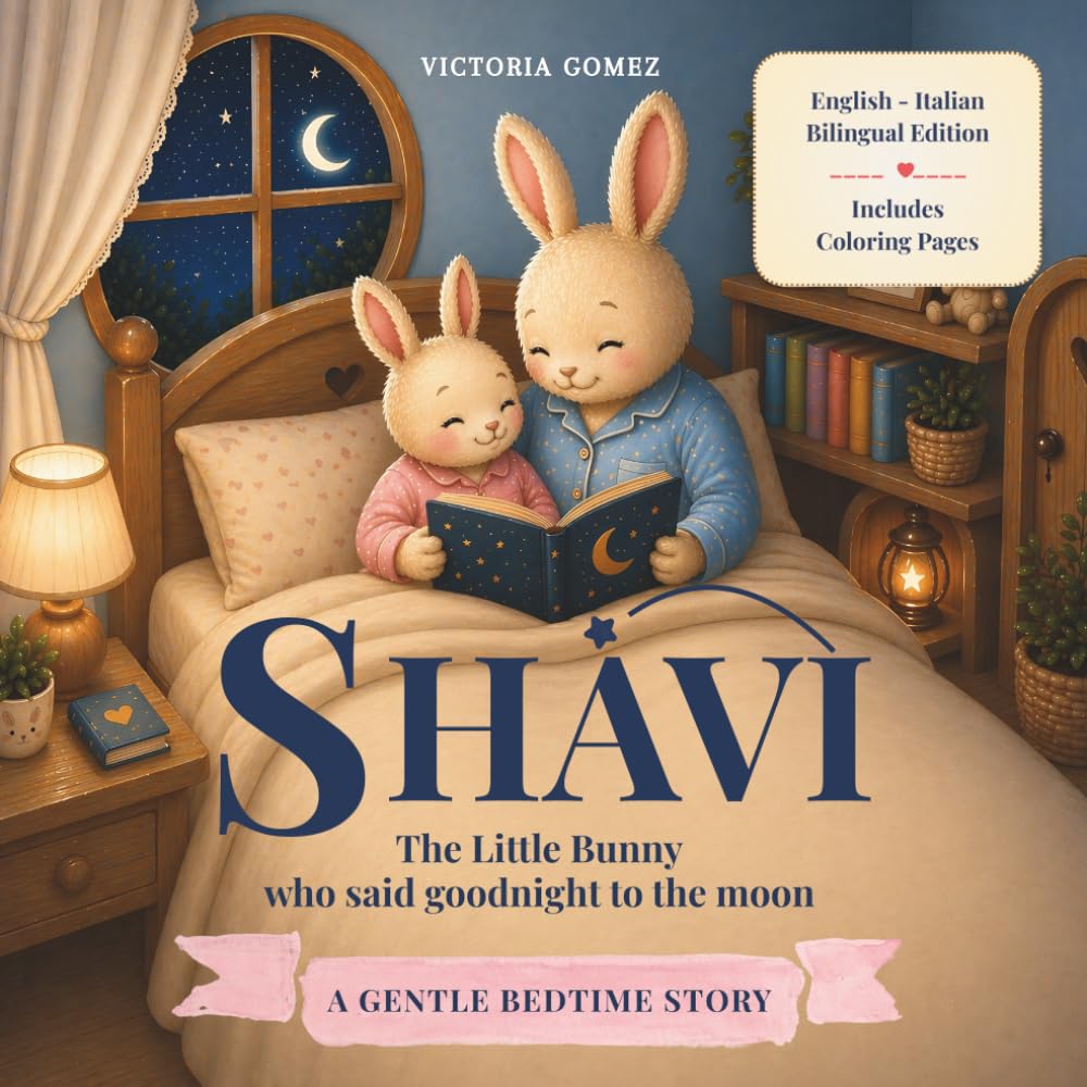 SHAVI: The Little Bunny who said goodnight to the moon
