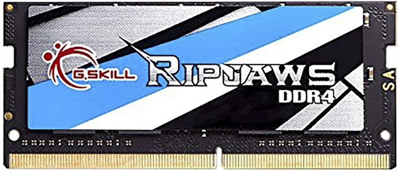 G.Skill RipJaws Series So-DIMM 4GB DDR4 2400MHz CL16 PC4-19200 RAM Memory