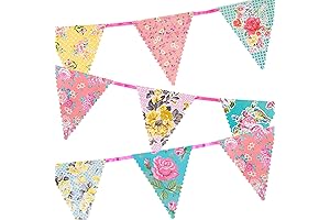 Truly Scrumptious, Mother's Day Decorations | Floral Paper Bunting Garland